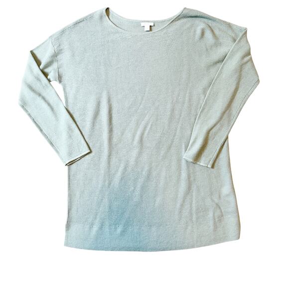 J. Jill Washable Merino Wool Sweater Sage Green Medium - Picture 1 of 5